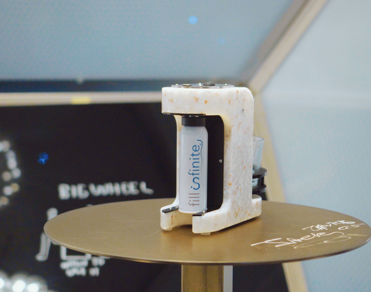 Fillinfinite: extra virgin olive oil changes form and language